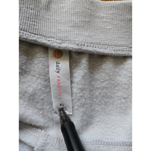 Anthropologie Daily Practice Gray Jogger Sweatpants w/ Pockets Size XL SOFT - Picture 2 of 8